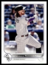 2022 Topps Brendan Rodgers Colorado Rockies #232