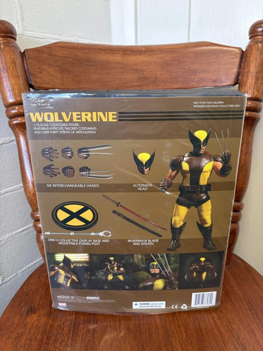 Mezco ONE:12 Collective Marvel Wolverine Brown Suit X-Men Action Figure 2018
