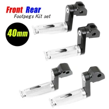 40mm Lowered CNC Front Rear MFP Foot Pegs For Ninja 300R 13 14 15 16 17