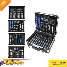 Ultimate 240-Piece Tool Kit in Aluminium Box - Perfect for Home & Auto Repairs