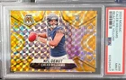 Caleb Williams 2024 Mosaic NFL Debut Rookie Reactive Yellow #289 PSA 9