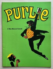 Purlie 1963 Musical Theatre Program Cleavon Little Melba Moore John Heffernan