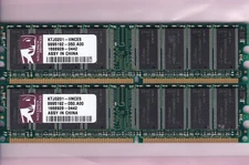 512MB 2x256MB PC3200 KINGSTON KTJ0201-IINCE5 DDR-400 DDR1 Desktop Ram Kit DIMM