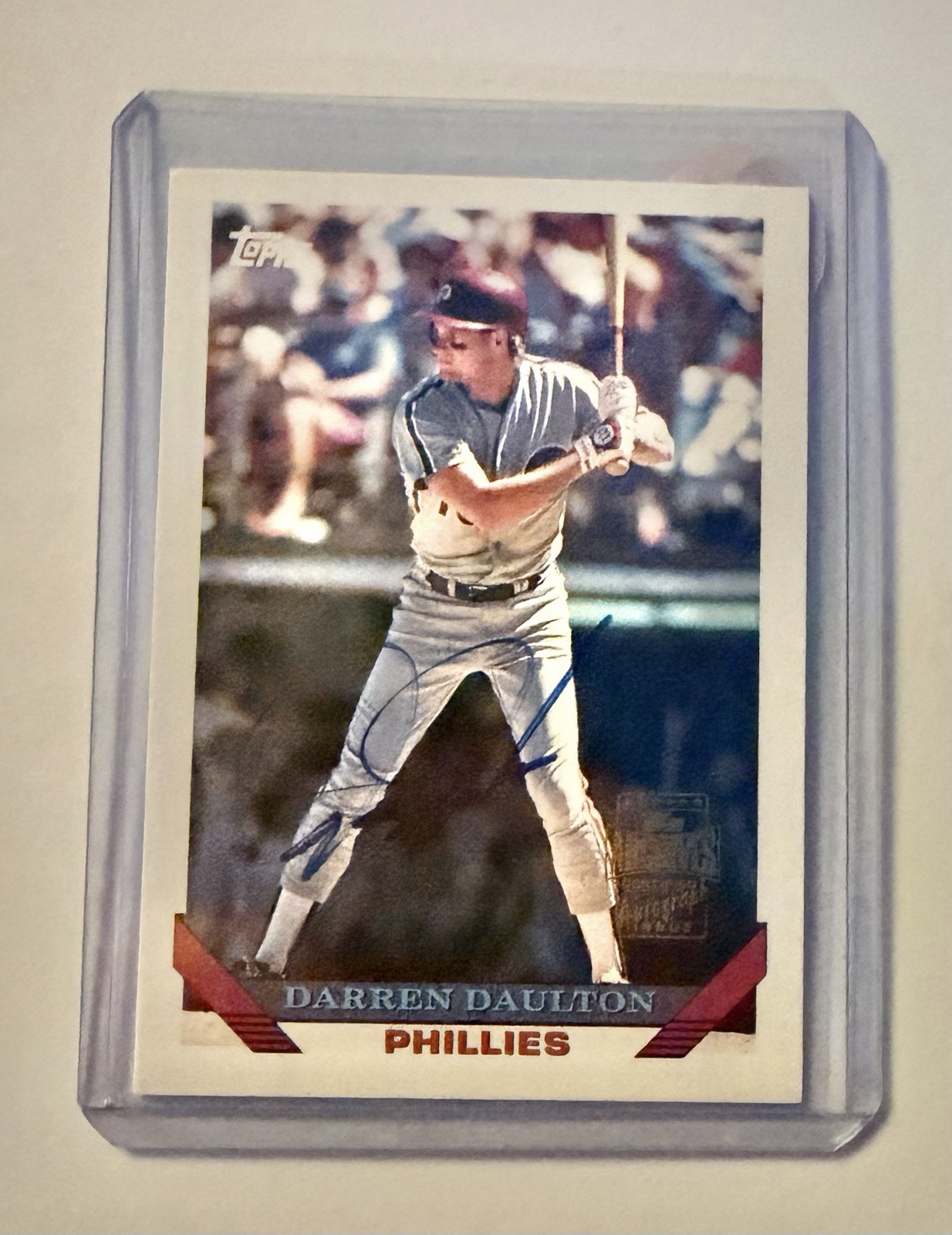 2003 Topps Fan Favorites Archives Darren Daulton Auto Super Rare SP