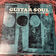 Kenny Burrell, Bill Jennings, Tiny Grimes-Guitar Soul 1965 VG, Status Records