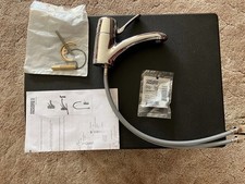 Chicago Faucet 2200-E70ABCP Manual Low Arc Bathroom Faucet, Single Hole Mount,