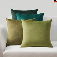 Topfinel Kissenbezug 40X40 GrüN Samt 4Er Set KissenbezüGe KissenhüLle So