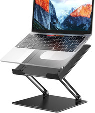 Laptop Stand Aluminum Adjustable Ergonomic Computer Notebook Holder 10-14in