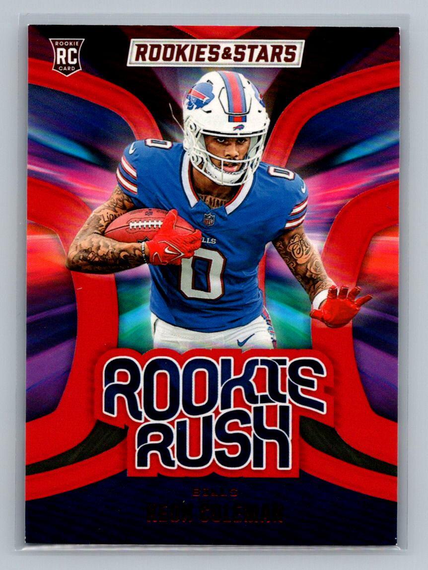 ◼️roen◼️ Coleman コクーン3 Keon Coleman 2024 Prizm #RPA-KCN Rookie Patch Auto - Purple