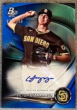 2022 Bowman Platinum  Prospect Autograph #TOP-83 Victor Lizarraga SD Padres