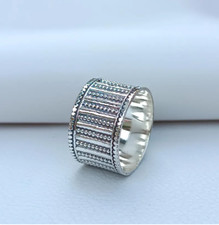 Wide Band Silver Ring , 925 Sterling Silver Band Ring , Wide Band Ring All Size