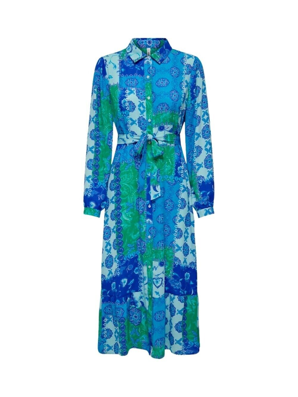 Vestido Largo Only de Mujer, codice15242084, 100% Poliéster, Color Verde