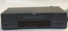 RCA VR509 VHS 4 Head VCR Player Black Tested And Works No Remote