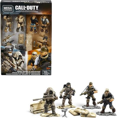 Mega Construx Call of Duty Desert Snipers vs. Mercenaries 113 PCS. GCP06