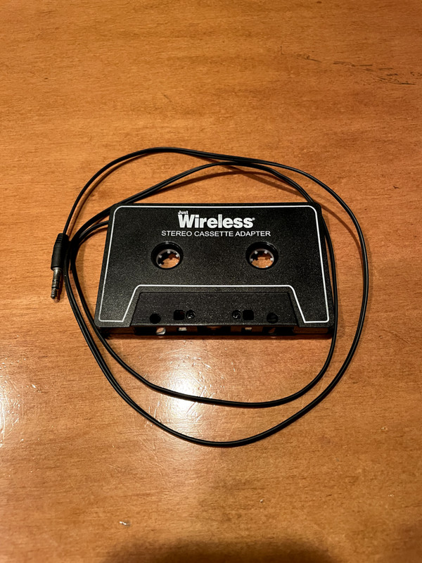 Just Wireless Cassette Adapter stereo music car stereo 3.5 mm jack connector 