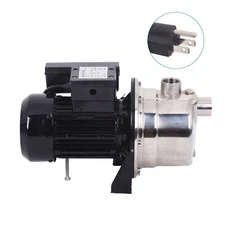 0.75HP Shallow Well Jet Pump 427GPH 115V Max Head 114FT for Gardens Lawns Farms