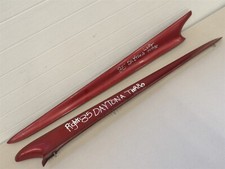 1984-1986 Dodge Daytona Turbo Z Hatchback Spoiler Wing Ends Pair Lh Rh Sides