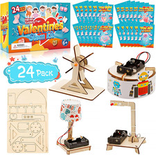 Valentines Day Gifts for Kids - Valentines Day Cards for Kids Classroom - 24 Pcs