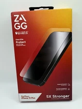 ZAGG InvisibleShield Privacy Tempered Glass iPhone 15 Plus