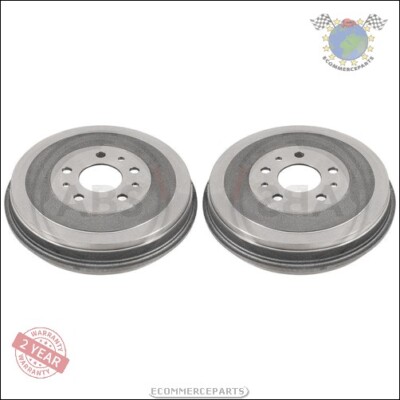 2X Bremstrommel Abs Hinterachse Für Fiat 500L Dd2