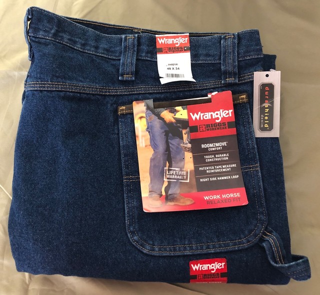 wrangler work jeans
