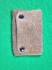 Vintage Mystery Fur Key Wallet - Super Soft