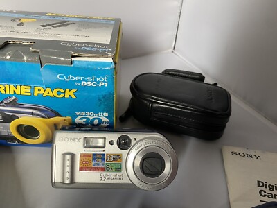 Sony DSC-P1, Marine Pack MPK-P1, Color Filter VF-MP1K & Memory