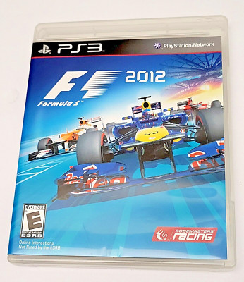 F1 2012 (Sony PlayStation 3, 2012) Complete PS3 Formula 1 Tested