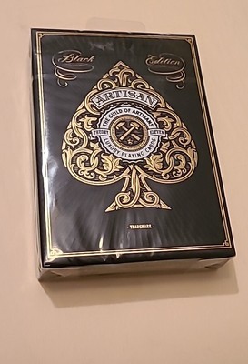 Black Edition Artisan Playing Cards by Theory11 Collectible Card Deck SEALED/NEW