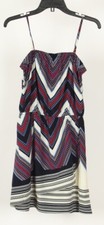 Express Women’s Dress Small Red White Blue A Line Spaghetti Strap Pullover