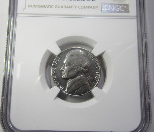 Five cent 1981 P, NGC MS 64 - Picture 2 of 4