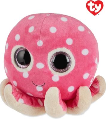 Krake Ollie 24cm Tintenfisch Plüsch Glitter-Eye TY 36983 Beanie Boo´s NEU
