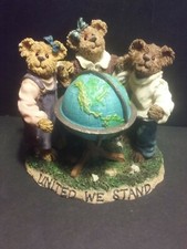 Vintage Boyds Bears Friends Bear stone collection JEAN, CHRIS, AND MIKE
