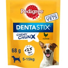 Pedigree Dentastix Chunx masticable adulto perro pequeño golosinas pollo - 68 g