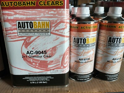 #ad Wet Wet AC 9045 Autobahn Glamour Urethane Clear Coat 6 Quart Kit Normal or Slow $190.00