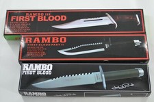 One Set Rambo First Blood  I II III  Signature Edition Military Survival Knife