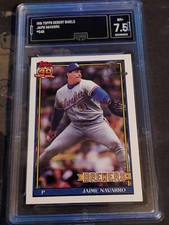 Jamie Navarro #546 - 1991 Topps Desert Shield - GMA 7.5 NM+ - Milwaukee Brewers