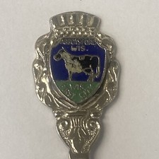 Vintage Souvenir Spoon US Collectible Abbotsford Wisconsin First City