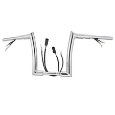 12" Pre-wired Handlebar 1" Clamp for Sportster Softail Dyna Road King 2007-2013