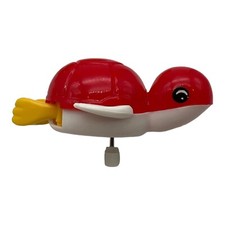 VTG Swimming Wind-Up Red Turtle 3  Long Bath Water Toy