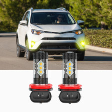 For Toyota RAV4 2016 2017 2018 2019 LED Fog Light Lamp Bulbs 3000K Yellow H11 H8