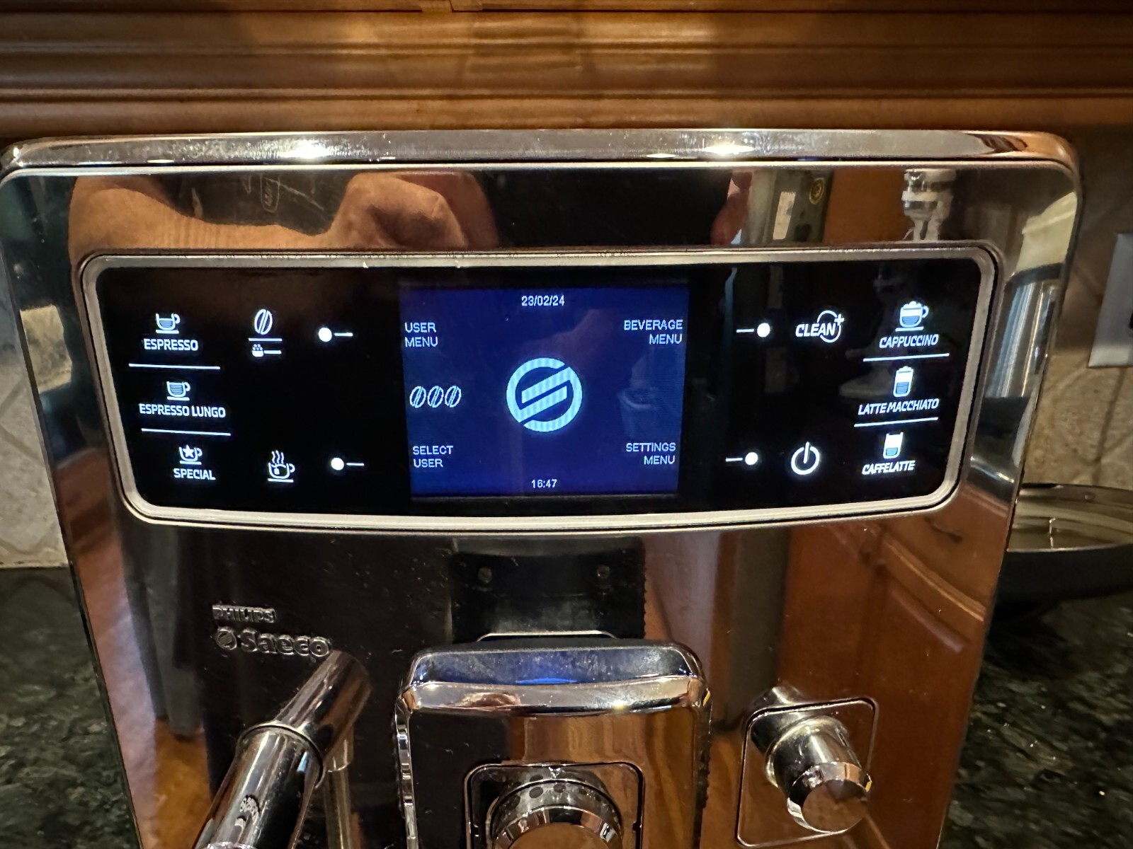 Saeco Xelsis Superautomatic Espresso Machine (Chrome) eBay