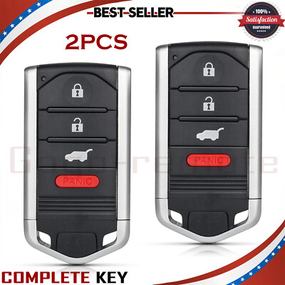 2x Smart Keyless Remote Key Fob Hatch M3N5WY8145 for Acura ZDX 2010 11 2012 2013