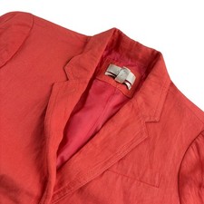 J. Crew Women  s Schoolboy Stretch Blend Blazer Jacket Coral   8