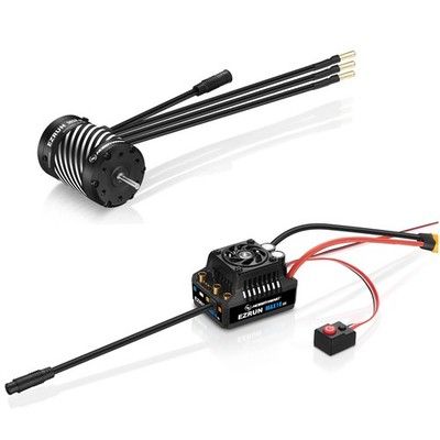 Hobbywing 38020346 EZRUN MAX10 G2 Brushless Combo 80A ESC + 3652 3300KV G3 Motor
