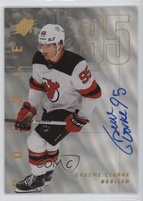 2024-25 SPx Rookies Silver Spectrum Auto 8/10 Graeme Clarke #130 Auto 2fn