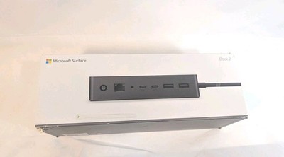 Microsoft Surface Dock 2 1917 Black USB-C Laptop Docking Station Dual 4K Display