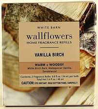 QTY 2 - Bath & Body Works VANILLA BIRCH Wallf...