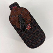 Vtg Vera Bradley Houndstooth Floral Quilted C...