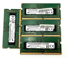 Lot of 4 - Micron 16GB 1Rx8 DDR-4 3200AA SODIMM MTA8ATF2G64HZ-3G2E1